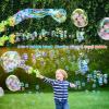 Bubble Gun Bubble Machine Dinosaur Bubble Blower Toy for Kids and Toddlers Bubble in Bubble Gun Party Favors Birthday Christmas Easter Gift for 3 4 5 6 7 8 9 Years Old Boys and Girls (Yellow)(Green)