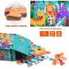 Jumbo Floor Puzzle for Kids Dinosaur Jigsaw Large Puzzles 48 Piece Ages 3-6 for Toddler Children Learning Preschool Educational Intellectual Development Toys 4-8 Years Old Easter Gift for Boy and Girl(Dinosaur)