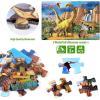 Jumbo Floor Puzzle for Kids,48 Piece Forest Dinosaur Large Jigsaw Puzzles, Fun Educational Preschool Learning Toy for Toddlers Ages 3-5,Easter Gift for Boy Girl Ages 4-8(Waterfall Dino)