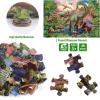 Jumbo Floor Puzzle for Kids,48 Piece Forest Dinosaur Large Jigsaw Puzzles, Fun Educational Preschool Learning Toy for Toddlers Ages 3-5,Easter Gift for Boy Girl Ages 4-8(Forest Dino)