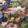 Jumbo Floor Puzzle for Kids,48 Piece Forest Dinosaur Large Jigsaw Puzzles, Fun Educational Preschool Learning Toy for Toddlers Ages 3-5,Easter Gift for Boy Girl Ages 4-8(Forest Dino)
