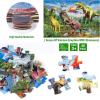 Jumbo Floor Puzzle for Kids,48 Piece Forest Dinosaur Large Jigsaw Puzzles, Fun Educational Preschool Learning Toy for Toddlers Ages 3-5,Easter Gift for Boy Girl Ages 4-8(Volcano Dino)