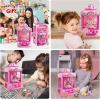 TingingYuli Claw Machine for Kids,Unicorn Mini Vending Machines Candy Grabber Prize Dispenser Toys for Girls,Electronic Arcade Game with 20 Mini Plush Toys for Christmas Easter Birthday Gifts(Unicorn)