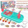 IFLOVE Arts and Crafts for Kids Ages 8-12,Friendship Bracelet Making Kit for Girl,DIY Arts and Crafts Maker for Kids,Jewelry Making Kit Christmas Gifts for Ages 6 7 8 9 10 11 12 Year Old (Rose)(blue/pink)