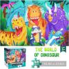 Jumbo Floor Puzzle for Kids Dinosaur Jigsaw Large Puzzles 48 Piece Ages 3-6 for Toddler Children Learning Preschool Educational Intellectual Development Toys 4-8 Years Old Easter Gift for Boy and Girl(Dinosaur)