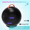 Bubble Machine for Kids Toddlers,45°/360° Auto Rotatable Spherical Bubble Maker Toy with LED Light,Rechargeable Bubble Blower for 3 4 5 Year Old,Wedding Party Easter Birthday Gifts (Spherical White)(Spherical Black)