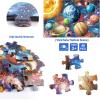 Jumbo Floor Puzzle for Kids Ages 4-8,Solar System Jigsaw Puzzles,48 Piece Space Large Puzzles for Toddler Ages 3-5,Preschool Learning Planets Toys Christmas Birthday Gift for Boys Girls(Galactic)