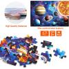 Jumbo Floor Puzzle for Kids Ages 4-8,Solar System Jigsaw Puzzles,48 Piece Space Large Puzzles for Toddler Ages 3-5,Preschool Learning Planets Toys Christmas Birthday Gift for Boys Girls(Solar)