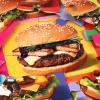 Jumbo Floor Puzzle for Kids,48 Hot Dog Pizza Jigsaw Puzzles,Learning Educational Foods Toys for Toddlers Ages 3-5,Colorful Design Children Easter Gift for Boy Girl Ages 4-8(Hamburger)