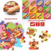 Jumbo Floor Puzzle for Kids,48 Hot Dog Pizza Jigsaw Puzzles,Learning Educational Foods Toys for Toddlers Ages 3-5,Colorful Design Children Easter Gift for Boy Girl Ages 4-8(Hot Dog)