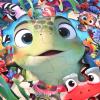 Jumbo Floor Puzzle for Kids,48 Piece Animal Large Jigsaw Puzzles,Learning Educational Toys for Toddlers Ages 3-5,Sea Turtle Puzzle Children Easter Gift for Boy Girl Ages 4-8(SeaLife)