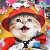 Jumbo Floor Puzzle for Kids,48 Piece Cat Jigsaw Puzzles,Pet Learning Educational Toys for Toddlers Ages 3-5,Children Easter Gift for Boy Girl Ages 4-8(Cat)