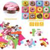 Jumbo Floor Puzzle for Kids,48 Piece Colorful Donuts Jigsaw Puzzles,Learning Educational Toys for Toddlers Ages 3-5,Children Gift for Boy Girl Ages 4-8 (Donut)