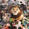 Jumbo Floor Puzzle for Kids,48 Piece Forest Animal Large Jigsaw Puzzles,Learning Educational Toys for Toddlers Ages 3-5,Wildlife Preschool Puzzles Children Easter Gift for Boy Girl Ages 4-8 W(Wildlife)