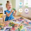 Jumbo Floor Puzzle for Kids,48 Piece Unicorn Large Jigsaw Puzzles,Puzzle for Toddler Ages 3-5,Fun Educational Preschool Learning Toy Easter Gift for Boys & Girls Ages 4-8(Fairy)
