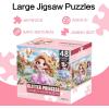 Jumbo Floor Puzzle for Kids,48 Piece Unicorn Large Jigsaw Puzzles,Puzzle for Toddler Ages 3-5,Fun Educational Preschool Learning Toy Easter Gift for Boys & Girls Ages 4-8(Princess)