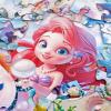 Jumbo Floor Puzzle for Kids,48 Piece Unicorn Large Jigsaw Puzzles,Puzzle for Toddler Ages 3-5,Fun Educational Preschool Learning Toy Easter Gift for Boys & Girls Ages 4-8(Meimaid)
