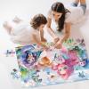 Jumbo Floor Puzzle for Kids,48 Piece Unicorn Large Jigsaw Puzzles,Puzzle for Toddler Ages 3-5,Fun Educational Preschool Learning Toy Easter Gift for Boys & Girls Ages 4-8(Meimaid)