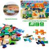 Jumbo Floor Puzzle for Kids,City Transportation Jigsaw Large Puzzles,48 Piece City Life Vehicle Puzzle for Toddler Ages 3-5,Children Learning Preschool Educational Toys,Gift for 4-8 Years Old(Garbage Truck)