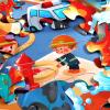 Jumbo Floor Puzzle for Kids,City Transportation Jigsaw Large Puzzles,48 Piece City Life Vehicle Puzzle for Toddler Ages 3-5,Children Learning Preschool Educational Toys,Gift for 4-8 Years Old(Fire Rescue)