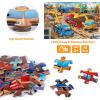 Jumbo Floor Puzzle for Kids,City Transportation Jigsaw Large Puzzles,48 Piece City Life Vehicle Puzzle for Toddler Ages 3-5,Children Learning Preschool Educational Toys,Gift for 4-8 Years Old(Construction Site)