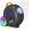 Bubble Machine for Kids Toddlers,Automatic Bubble Maker with RGB Light,Rechargeable Type-C Charge Bubble Blower,Bubble Toy for 3 4 5 6 7 Year Old Boy Girl,Outdoor Party Wedding Birthday Gifts(Gray)