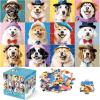 Jumbo Floor Puzzle for Kids,48 Piece Funny Dog Jigsaw Puzzles,Learning Educational Toys for Toddlers Ages 3-5,Puppy Theme Puzzles Children Easter Gift for Boy Girl Ages 4-8(Dog)