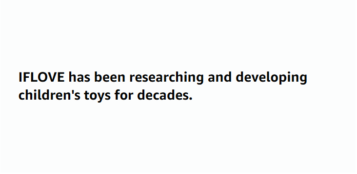 IFLOVE : Creative Toys for Fun Learning